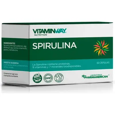 Suplemento Dietario Vitamin Way Spirulina 60 Comprimidos