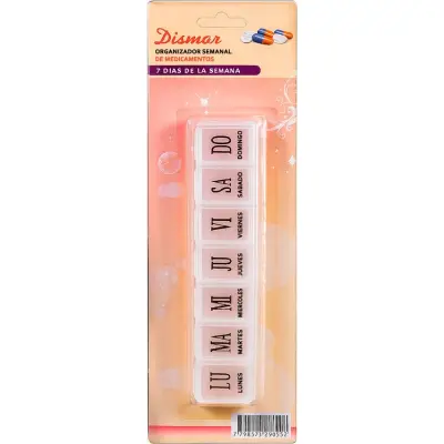 Pastillero Organizador Semanal Dismafar