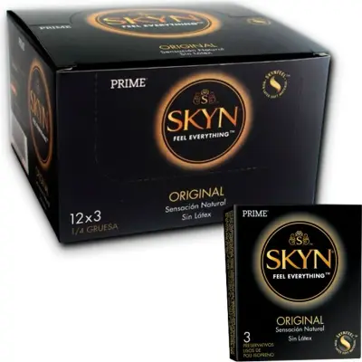 Preservativos Prime Skyn Sin Látex 12 x 3
