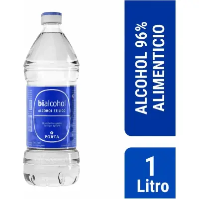Alcohol Alimenticio 96% Bialcohol 1000 ml