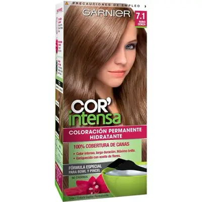 Coloración Capilar Garnier Color Intensa Tono 7.1