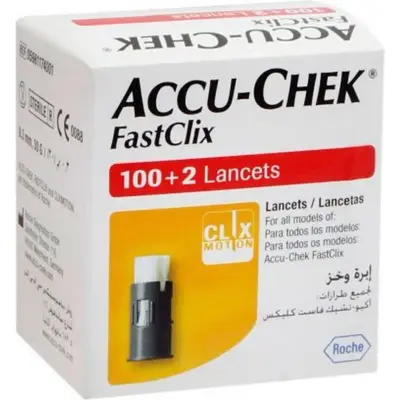 Lancetas Accu-Chek FastClix x 102 Unidades