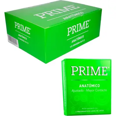 Preservativos Prime Anatómico x 3
