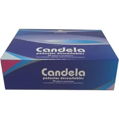 Pañuelos Descartables Candela Caja x 75