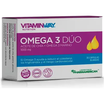 Vitamin Way Omega 3 Duo 30 Cápsulas