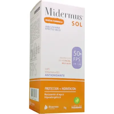Protector Solar Midermus FPS 50 UVA+ 70 g