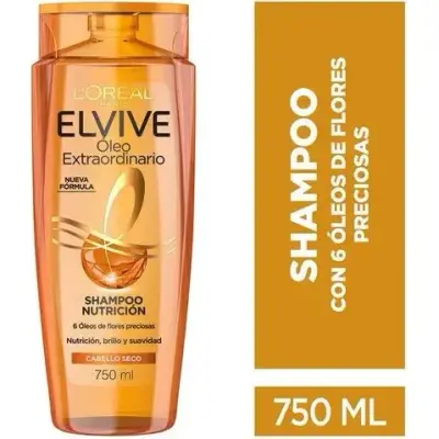 Shampoo L'Oréal Elvive Óleo Nutrición Universal 750 ml