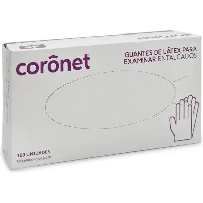 Guantes de Examinación Coronet Talle Extra Chico x 100