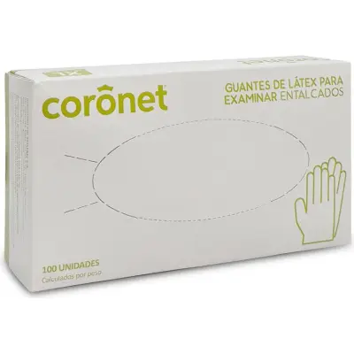 Guantes de Examinación Coronet Talle G x 100