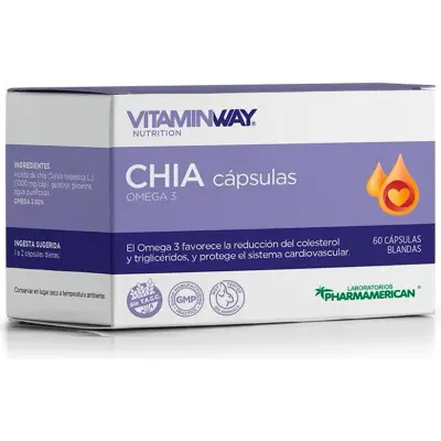 Suplemento de Chía Vitamin Way 60 Cápsulas