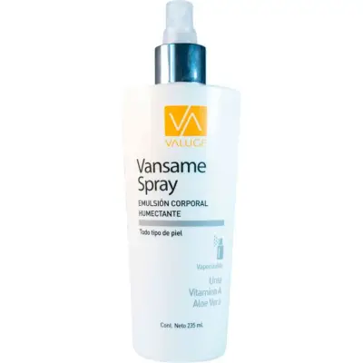 Emulsión Humectante Vansame en Spray 235 ml