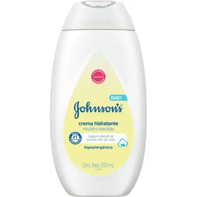 Crema Corporal Hidratante Johnson's Baby Recién Nacido 200 g