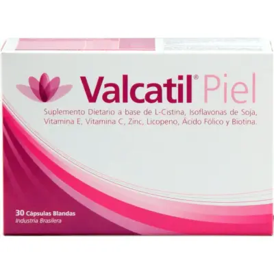 Suplemento Valcatil Piel Panalab x 30 Cápsulas