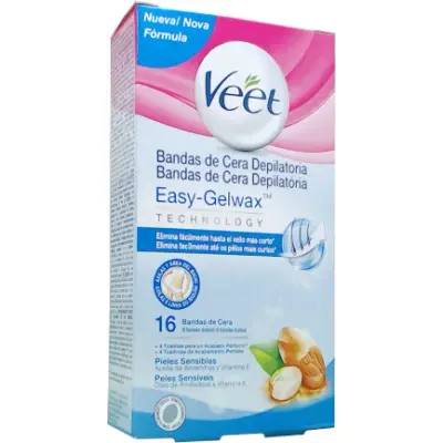 Bandas Depilatorias Veet Axilas y Bikini x 16