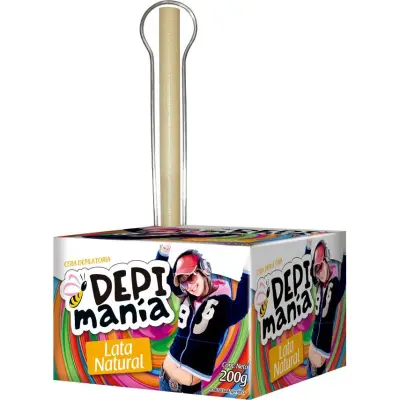Cera Depilatoria Depimanía Natural en Lata 200 g