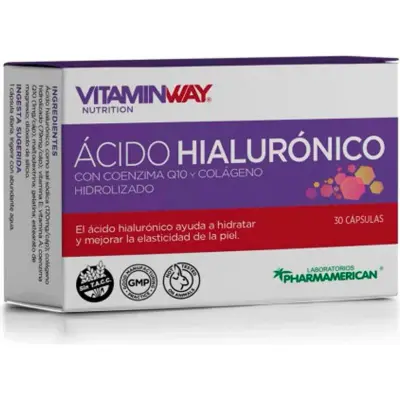 Suplemento Dietario Vitamin Way Ácido Hialurónico 3 Blísters x10