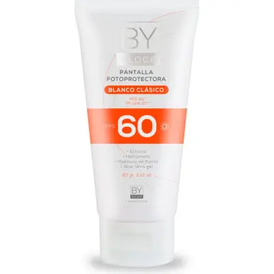 Protector Solar By Block Pantalla 60 Blanca 60 g