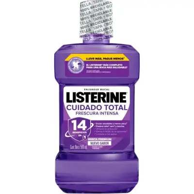 Enjuague Bucal Listerine Total con Flúor 500 ml