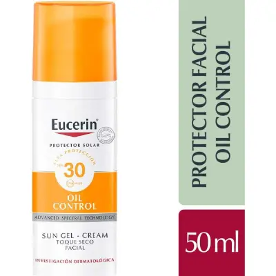 Protector Solar Eucerin Sun FPS 30 Toque Seco Gel 50 ml