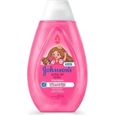 Shampoo Johnson's Baby Gotas de Brillo 400 ml