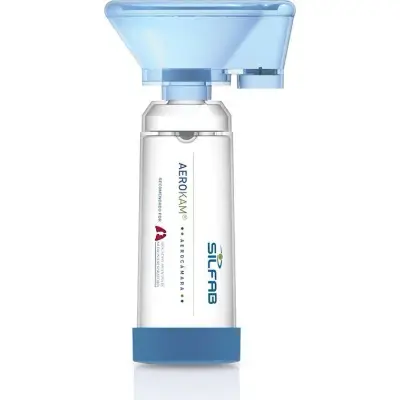 Aerocámara Silfab con Máscara Pediátrica