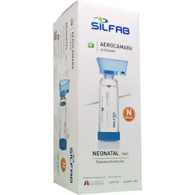 Aerocámara Silfab con Máscara para Bebé
