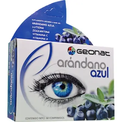 Suplemento Dietario Geonat Arándano Azul x 60 Comprimidos