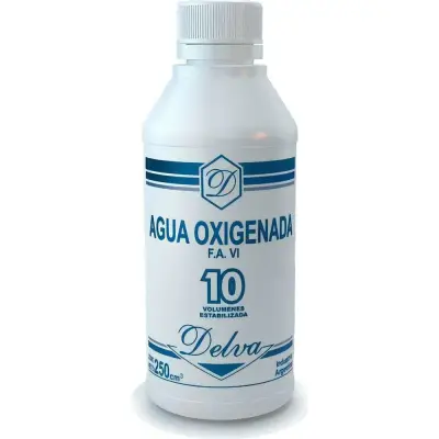 Agua Oxigenada Delva 10 Volúmenes 250 ml