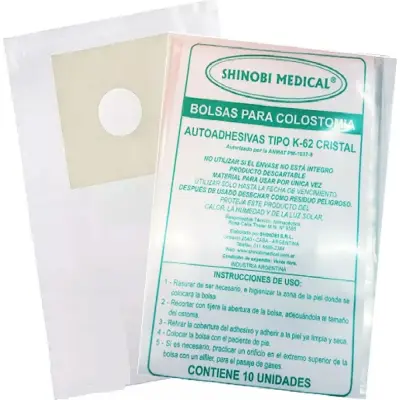 Bolsa para Colostomía Shinobi Medic x 10 unidades