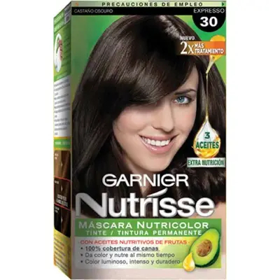 Tintura Capilar Garnier Nutrisse Tono 30 Expresso