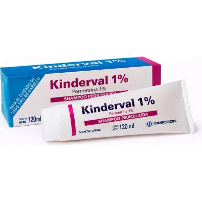 Shampoo Kinderval 1% 120 ml