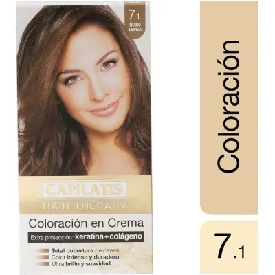 Tintura Capilar en Crema Capilatis Tono 7.1