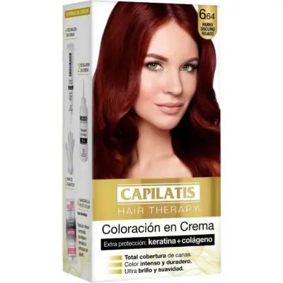 Tintura Capilar Capilatis Crema Tono 6.64