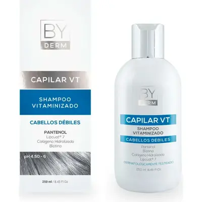 Shampoo Byderm Vitalidad Cabello Débil 250 ml