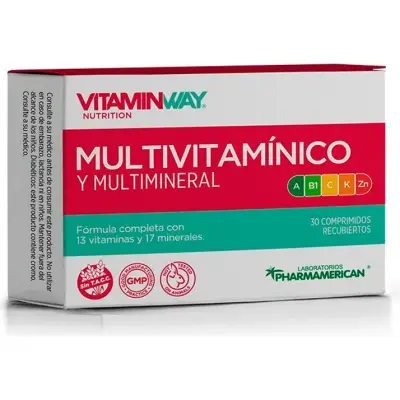Multivitamínico Vitamin Way Multivita 3 Blísters x 10 Comprimidos