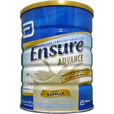 Suplemento Nutricional Ensure Advance Vainilla en Polvo 850 g