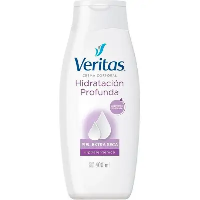 Crema Corporal Veritas Piel Extra Seca 400 ml