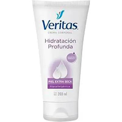 Crema Corporal Veritas Piel Extra Seca 200 ml