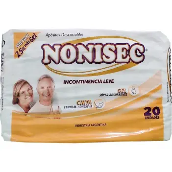 Apósitos para Incontinencia Leve Nonisec x 20