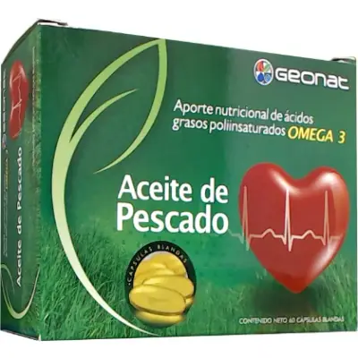 Geonat Aceite de Pescado 1000 mg x 60 Cápsulas
