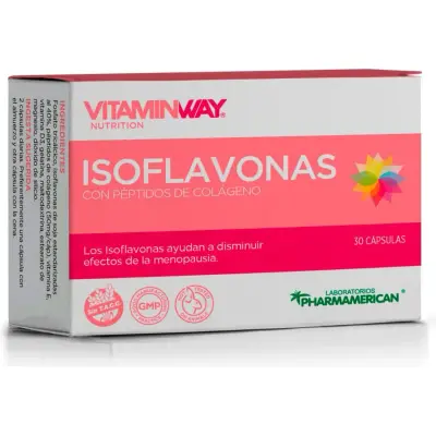 Suplemento Dietario Vitamin Way Isoflavonas 3 Blísters x 10 Cápsulas