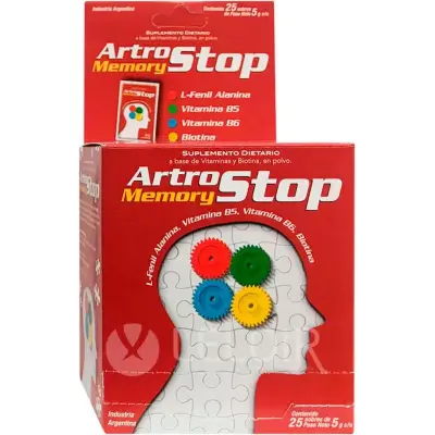 Artrostop Memory Suplemento Dietario Formulab x 25 Sobres