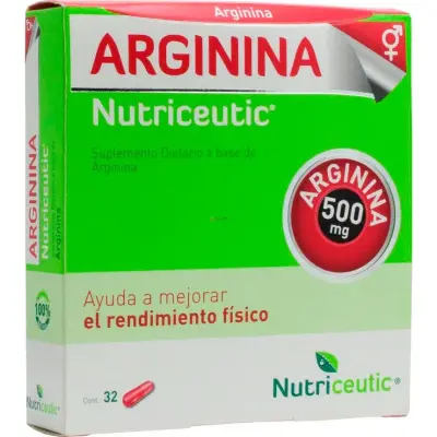 Arginina Eurolab Nutricéutic 32 Cápsulas
