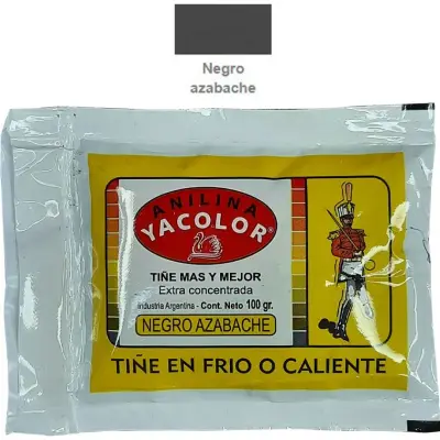 Anilina Yacolor Negro Azulado x 100 g