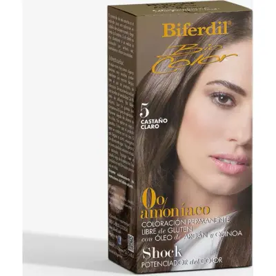 Tinte Capilar Biferdil Biocol 0% Amoníaco Tono 5