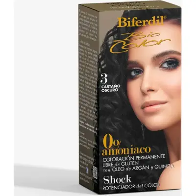 Tintura Capilar Biferdil Biocol 0% Amonia Tono 3