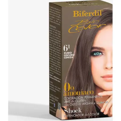 Tintura Capilar Biferdil BioCol 0% Amonia Tono 6.1