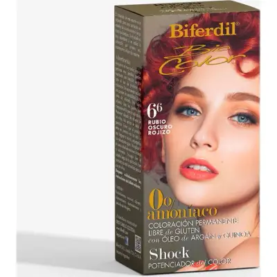 Tintura Capilar Biferdil Biocol 0% Amonia Tono 6.6