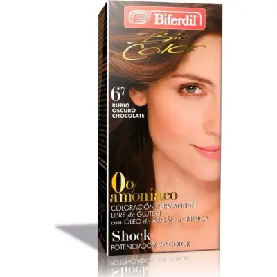 Tintura Capilar Biferdil Biocol 0% Amonia Tono 6.7