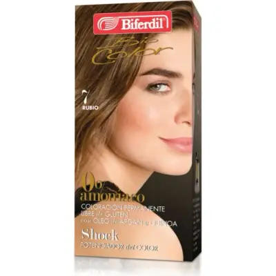 Tintura Capilar Biferdil Biocol 0% Amonia Tono 7
